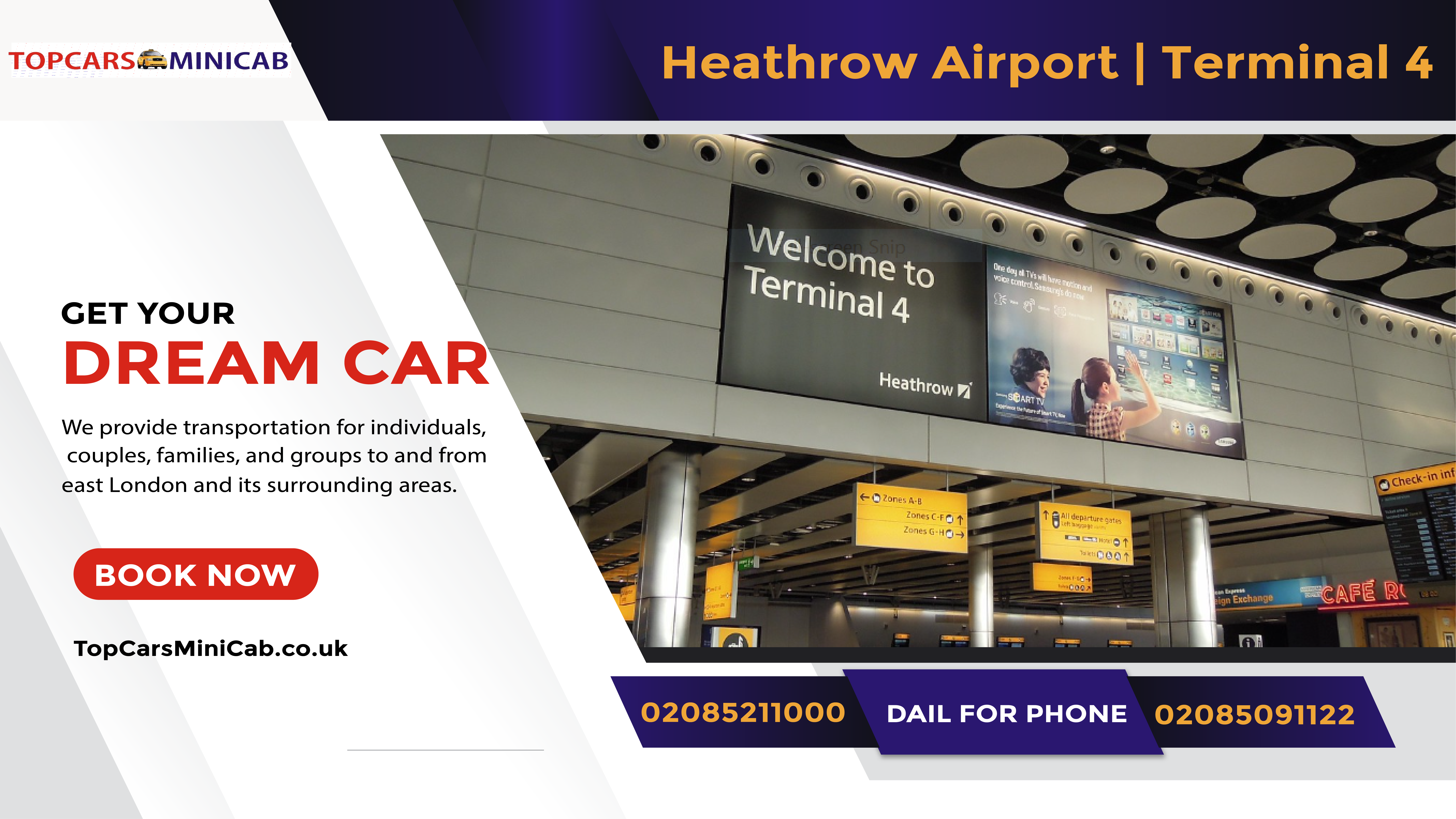 Heathrow Airport Transfer | Cab from Heathrow Terminal 2