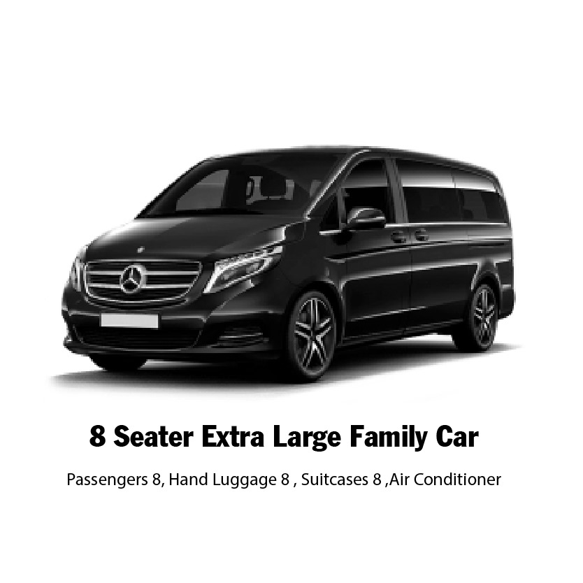 8 Seater Extra Large Family Car -Taxi to Heathrow Airport Terminal 3