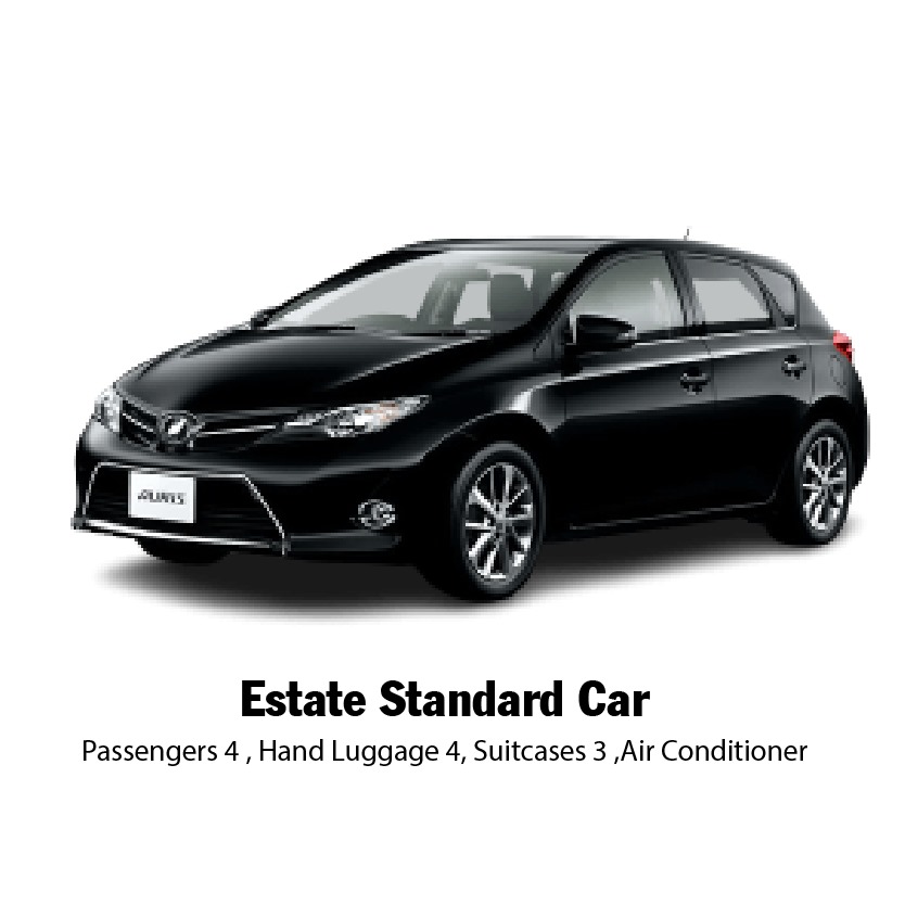 Estate Standard Car -Taxi to Heathrow Airport Terminal 3