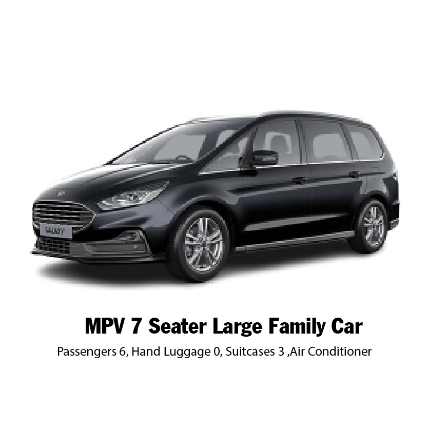 MPV 7 Seater Large Family Car -Taxi to Heathrow Airport Terminal 3